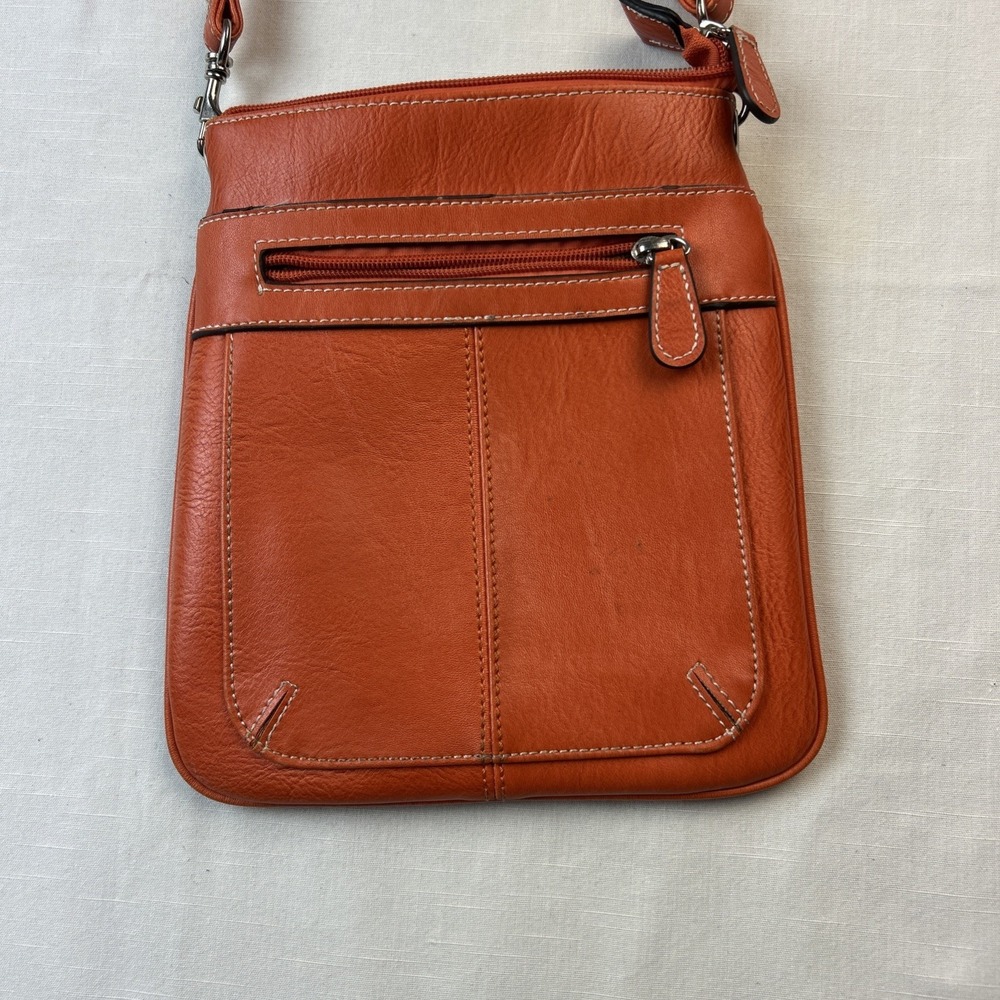 Belle Rose Crossbody Purse Auburn Orange